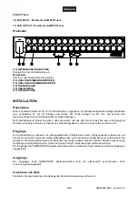 Предварительный просмотр 9 страницы Omnitronic DXM-0808 Operating Instructions Manual