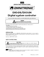 Preview for 15 page of Omnitronic DXO-24 User Manual