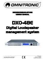 Omnitronic DXO-48E User Manual preview