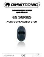 Omnitronic EG series User Manual preview