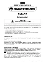 Preview for 3 page of Omnitronic EM-105 User Manual