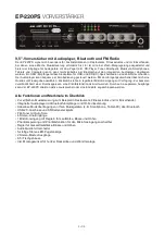 Preview for 2 page of Omnitronic EP-220PS User Manual