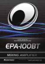 Omnitronic EPA-100BT User Manual preview