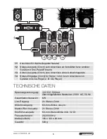 Предварительный просмотр 6 страницы Omnitronic GNOME-202 User Manual