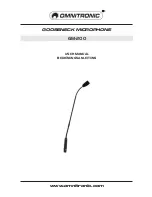 Preview for 1 page of Omnitronic GOOSENECK GM-200 User Manual