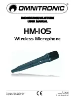 Omnitronic HM-105 User Manual preview