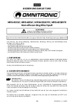 Предварительный просмотр 3 страницы Omnitronic HRS-1002 User Manual