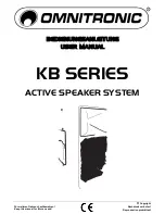 Omnitronic KB-208A User Manual preview