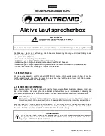 Preview for 3 page of Omnitronic KB-208A User Manual