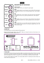 Предварительный просмотр 26 страницы Omnitronic KPA-210A User Manual