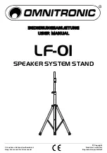 Предварительный просмотр 1 страницы Omnitronic LF-01 User Manual