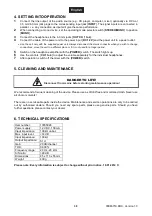 Preview for 8 page of Omnitronic LH-031 User Manual