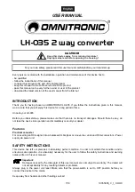 Предварительный просмотр 7 страницы Omnitronic LH-035 User Manual