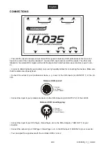 Предварительный просмотр 9 страницы Omnitronic LH-035 User Manual