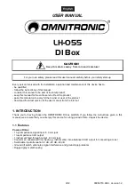 Предварительный просмотр 9 страницы Omnitronic LH-055 User Manual