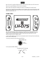 Preview for 10 page of Omnitronic LH-075 User Manual