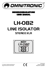 Omnitronic LH-082 User Manual предпросмотр