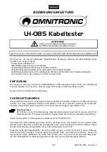 Preview for 3 page of Omnitronic LH-085 User Manual