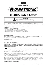 Preview for 7 page of Omnitronic LH-085 User Manual