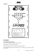 Preview for 9 page of Omnitronic LH-085 User Manual