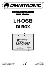 Omnitronic LITTLE HELPER Series User Manual preview