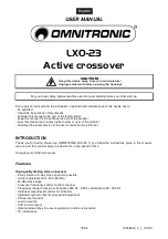 Preview for 15 page of Omnitronic LXO-23 User Manual