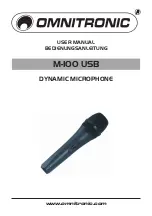 Предварительный просмотр 1 страницы Omnitronic M-100 USB User Manual