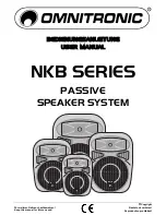 Omnitronic NKB SERIES User Manual preview