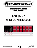 Omnitronic PAD-12 User Manual preview