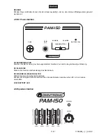 Preview for 11 page of Omnitronic PAM-150 User Manual