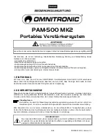 Preview for 3 page of Omnitronic PAM-500 MK2 User Manual