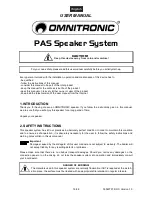 Preview for 16 page of Omnitronic PAS PRO User Manual