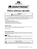 Предварительный просмотр 11 страницы Omnitronic PCW User Manual