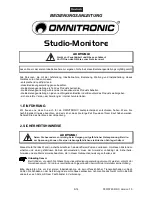 Предварительный просмотр 3 страницы Omnitronic PME-4 User Manual