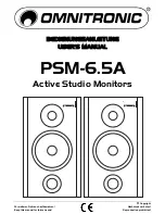 Omnitronic PMS-IO User Manual preview