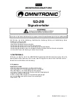 Preview for 4 page of Omnitronic SD-28 User Manual