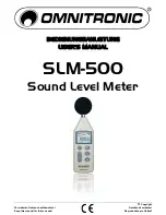 Omnitronic SLM-500 User Manual предпросмотр