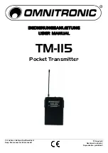 Omnitronic TM-115 User Manual предпросмотр