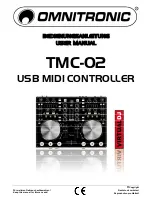 Предварительный просмотр 1 страницы Omnitronic TMC-02 User Manual