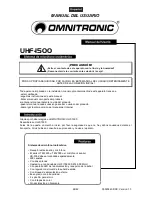 Preview for 48 page of Omnitronic UHF-1500 User Manual