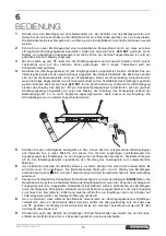 Preview for 10 page of Omnitronic UHF-502 User Manual