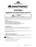 Preview for 19 page of Omnitronic VHF-250 User Manual