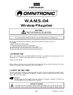 Preview for 28 page of Omnitronic W.A.M.S.-04 User Manual