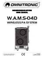 Omnitronic W.A.M.S-04D User Manual preview