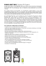 Предварительный просмотр 2 страницы Omnitronic WAMS-08BT MK2 User Manual