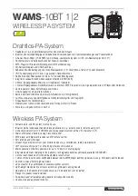 Предварительный просмотр 3 страницы Omnitronic WAMS-10BT Series User Manual