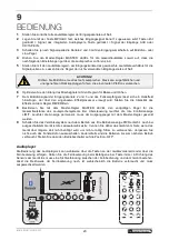 Предварительный просмотр 20 страницы Omnitronic WAMS-10BT Series User Manual