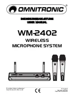 Omnitronic WM-2402 User Manual preview