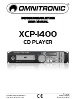 Omnitronic XCP-1400 User Manual preview