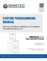 Omntec Proteus OEL8000III-B System Programming Manual предпросмотр